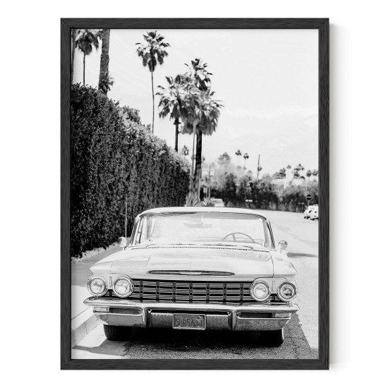 Retro Car Kanvas Tablo