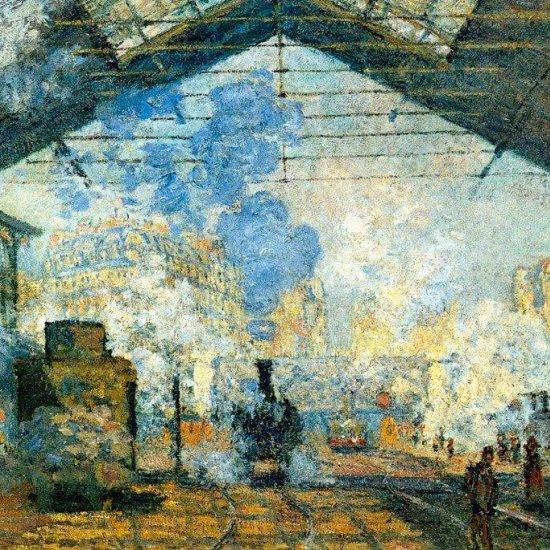 Saint Lazare Garı Édouard Manet