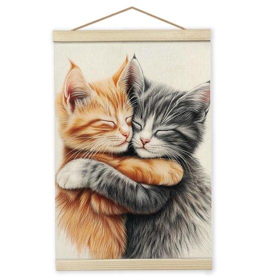Sarı Yavru Kedi Tablo