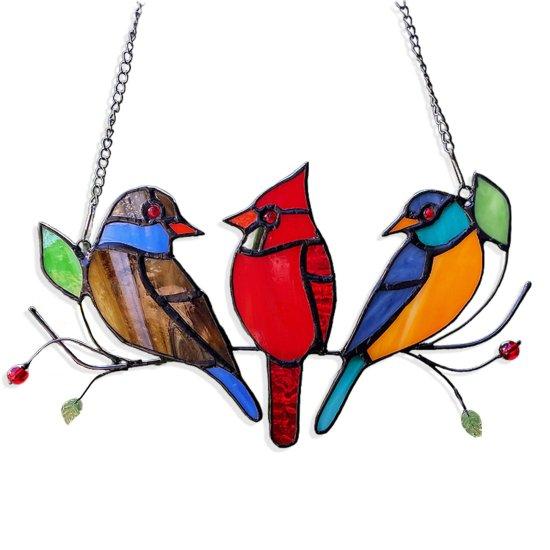 Tel Üzerinde Vitray Kuş