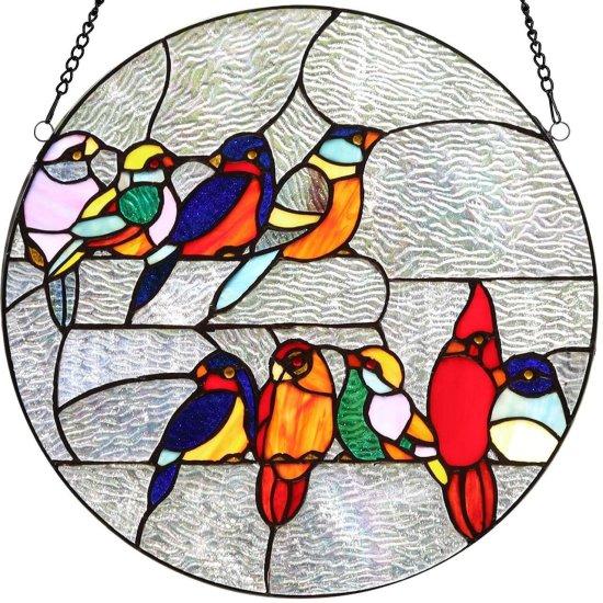 Tel Üzerinde Vitray Kuş