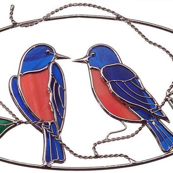 Tel Üzerinde Vitray Kuş