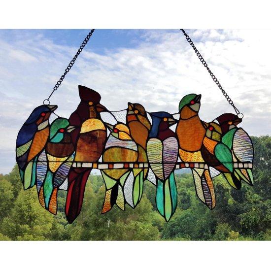 Tel Üzerinde Vitray Kuş