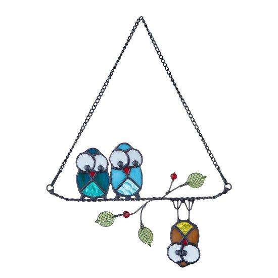 Tel Üzerinde Vitray Kuş