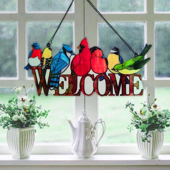 Tel Üzerinde Vitray Kuş