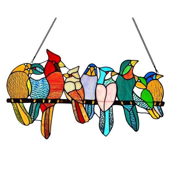 Tel Üzerinde Vitray Kuş