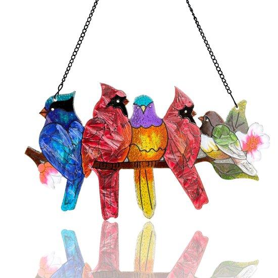 Tel Üzerinde Vitray Kuş