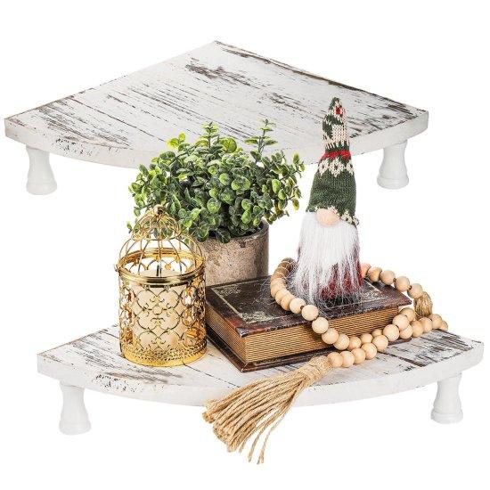 Tezgah Üstü Köşe Rafı