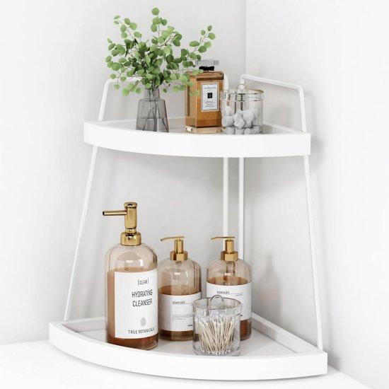 Tezgah Üstü Köşe Rafı