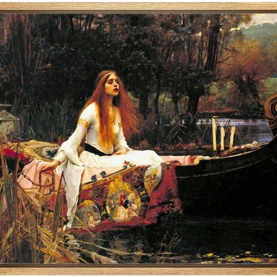 The Lady Of Shalott Kanvas Tablo