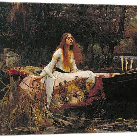 The Lady Of Shalott Kanvas Tablo