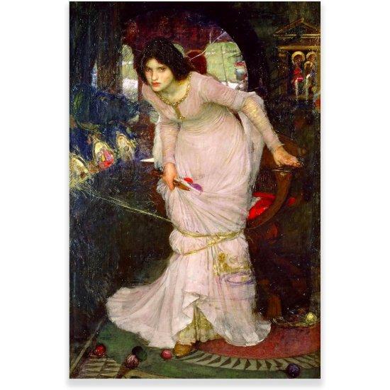 The Lady Of Shalott Kanvas Tablo