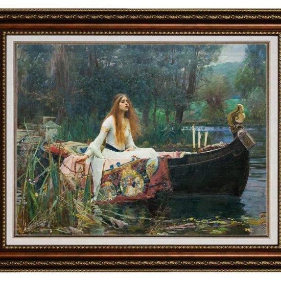 The Lady Of Shalott Kanvas Tablo