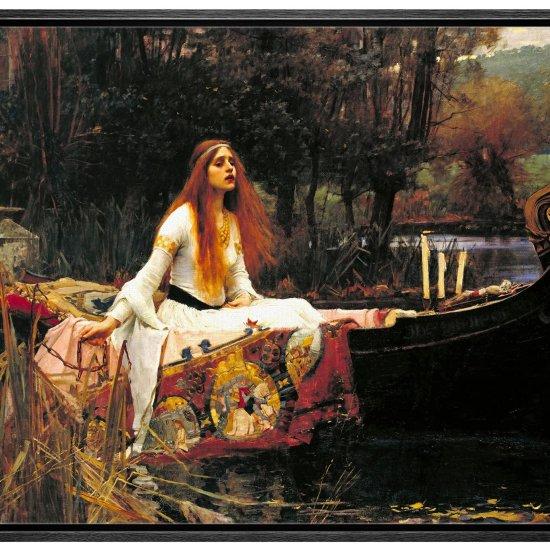 The Lady Of Shalott Kanvas Tablo