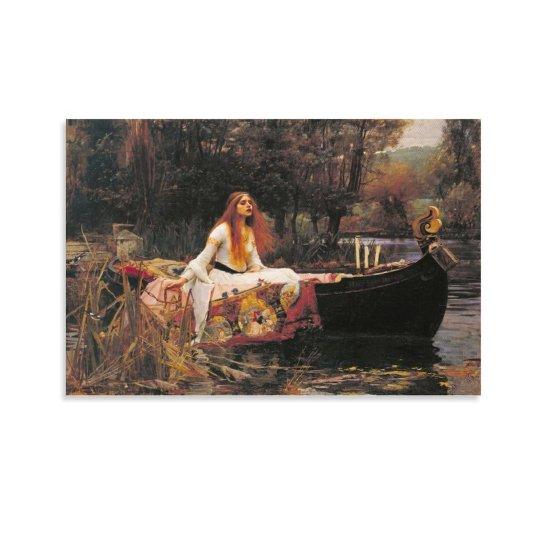 The Lady Of Shalott Kanvas Tablo
