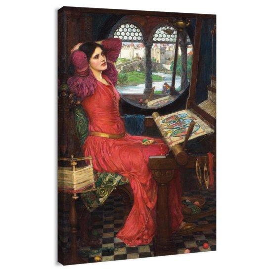 The Lady Of Shalott Kanvas Tablo