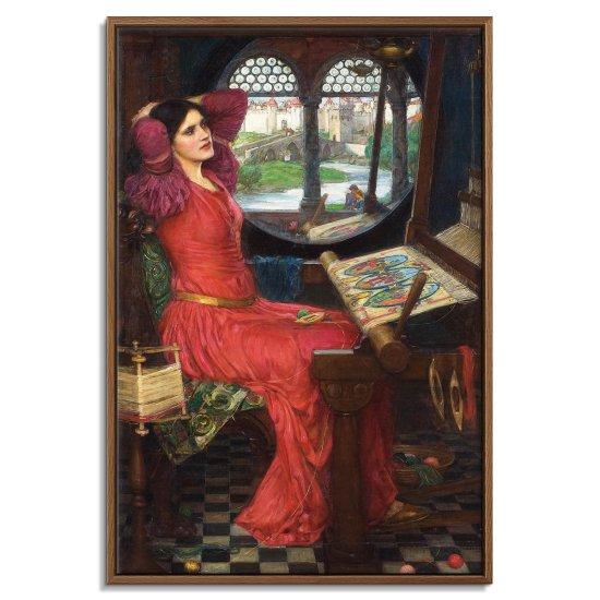 The Lady Of Shalott Kanvas Tablo