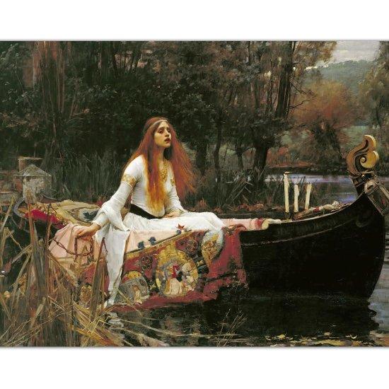 The Lady Of Shalott Kanvas Tablo