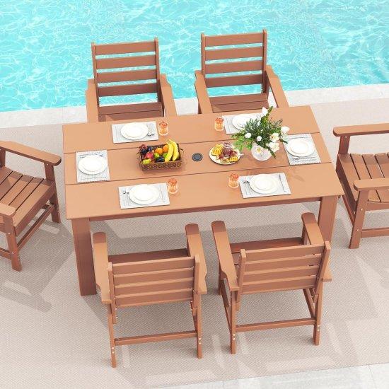 Tik Ağacı Bahçe Mobilyası