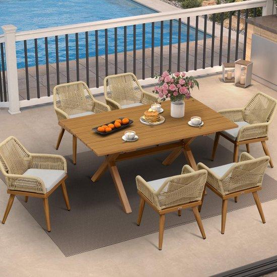 Tik Ağacı Bahçe Mobilyası