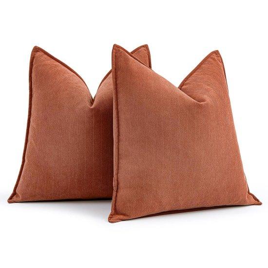 Turuncu Kırlent Kılıfı