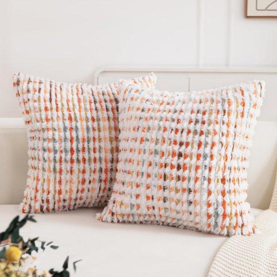 Turuncu Kırlent Kılıfı