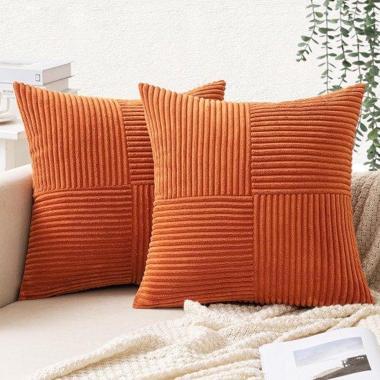 Turuncu Kırlent Kılıfı