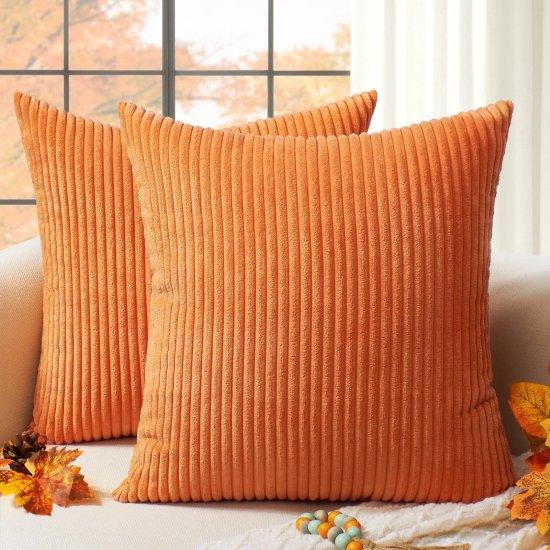 Turuncu Kırlent Kılıfı