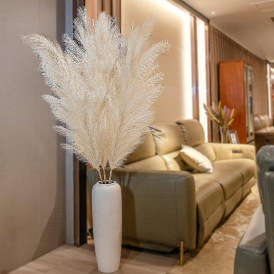 Uzun Vazolu Yapay Köşe Çiçekleri