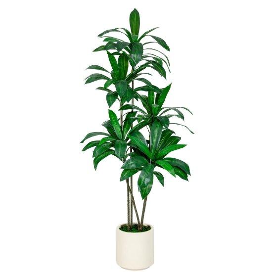 Uzun Vazolu Yapay Köşe Çiçekleri