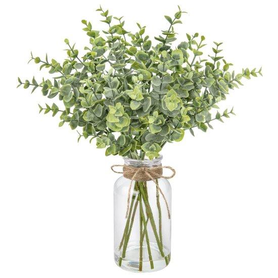 Uzun Vazolu Yapay Köşe Çiçekleri