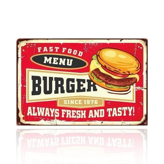 Vintage Burger Tablo