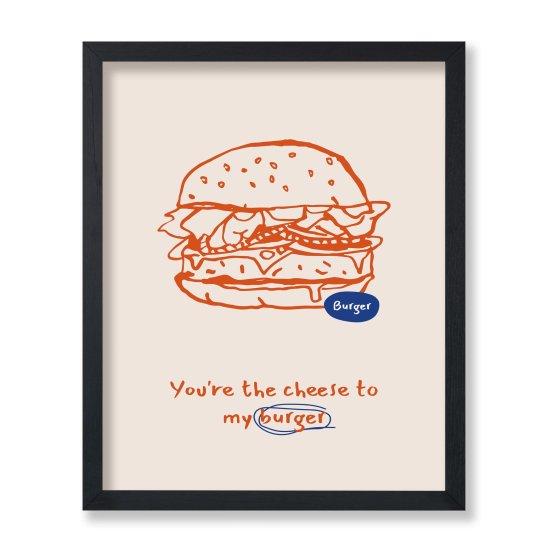 Vintage Burger Tablo