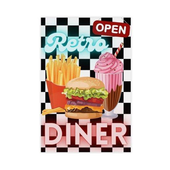 Vintage Burger Tablo
