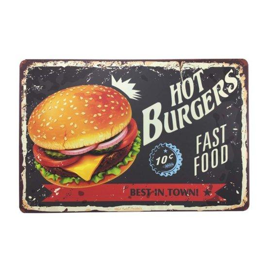 Vintage Burger Tablo