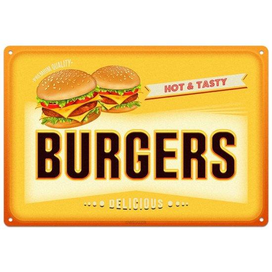 Vintage Burger Tablo