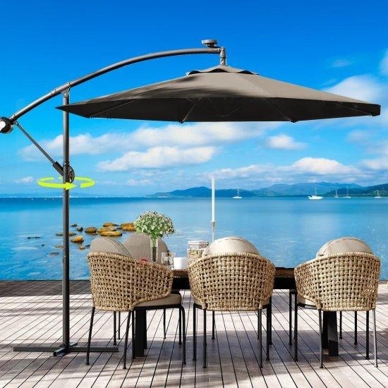 Yandan Direkli Bahçe Şemsiyesi