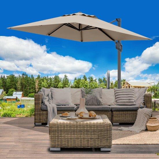 Yandan Direkli Bahçe Şemsiyesi