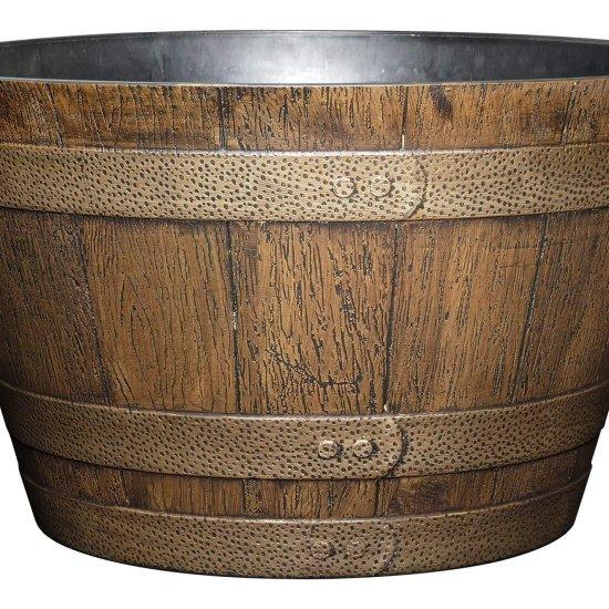 Yuvarlak Ahşap Saksı