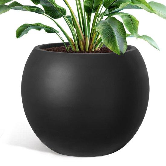 Yuvarlak Ahşap Saksı