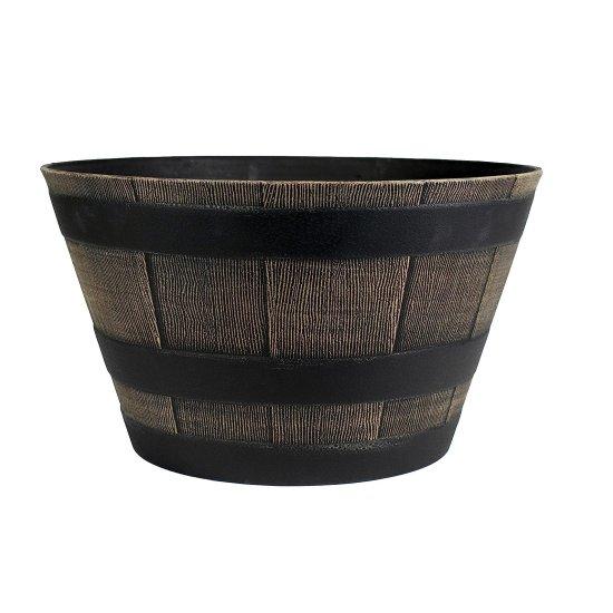 Yuvarlak Ahşap Saksı