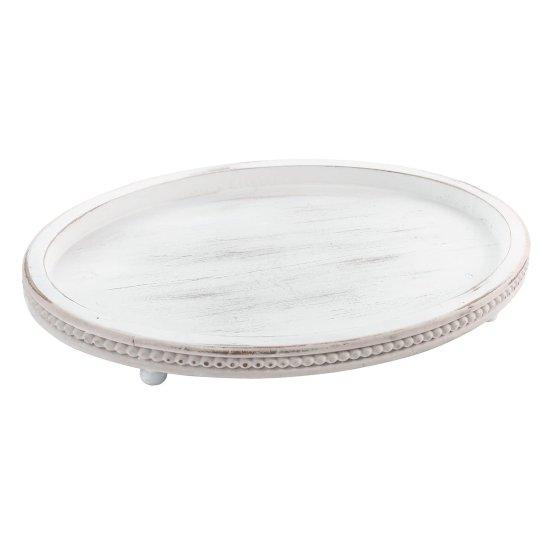 Yuvarlak Ahşap Tepsi