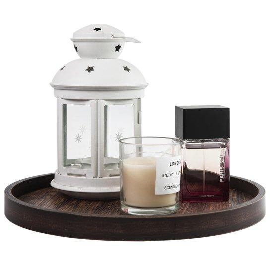 Yuvarlak Ahşap Tepsi