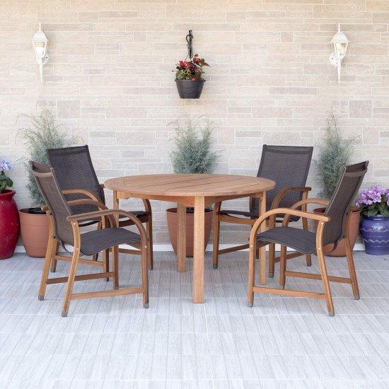 Yuvarlak Balkon Masa Takımı