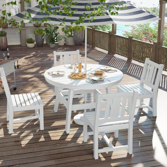 Yuvarlak Balkon Masa Takımı