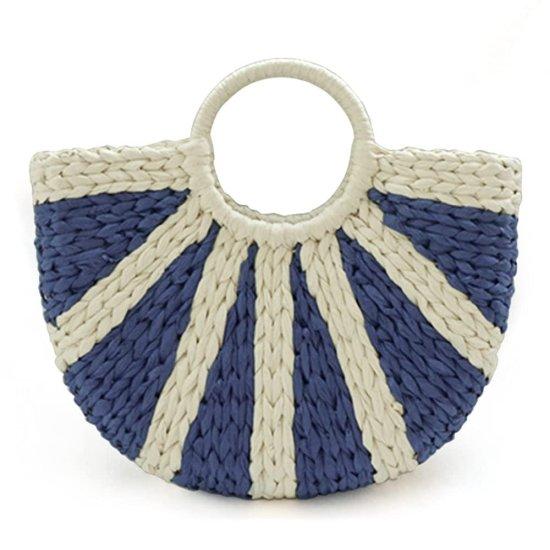 Yuvarlak Hasır Çanta