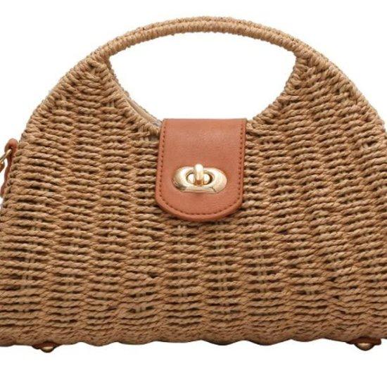 Yuvarlak Hasır Çanta