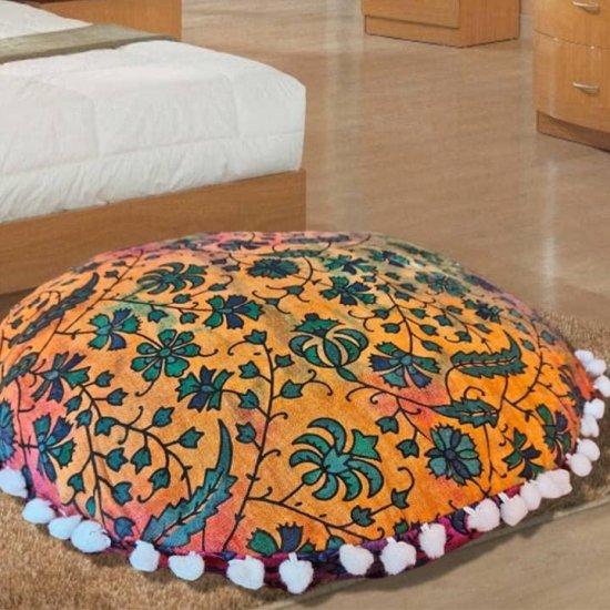 Yuvarlak Kırlent Kılıfı