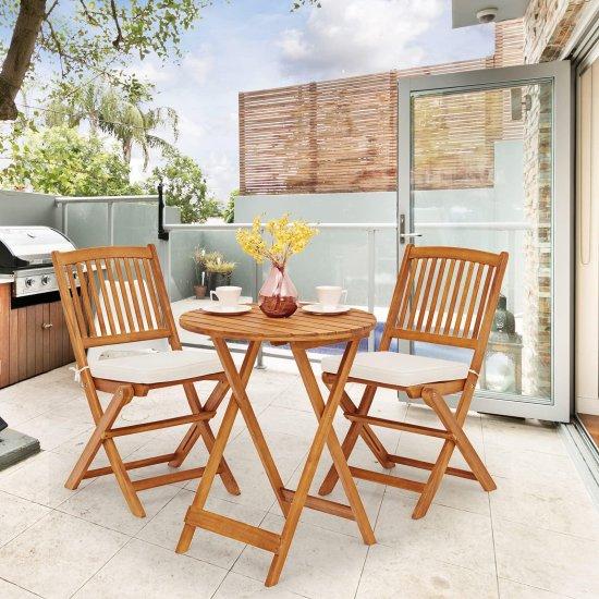 Ahşap Balkon Masası