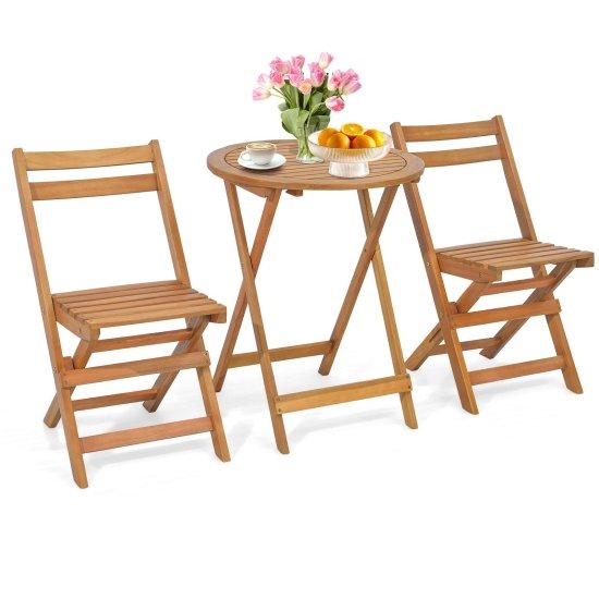 Ahşap Balkon Masası